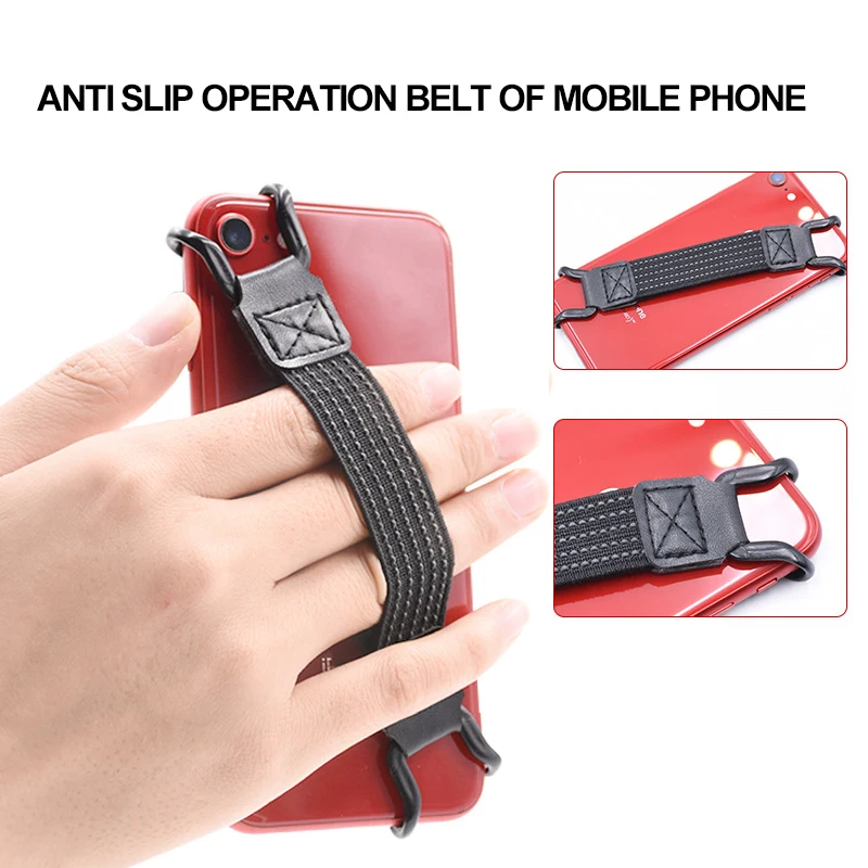 Outdoor One Hand Operation Bandage Creative Fall Proof Back Stick Lazy Bracket Mobile Phone Manipulator Camping Portable Tools F