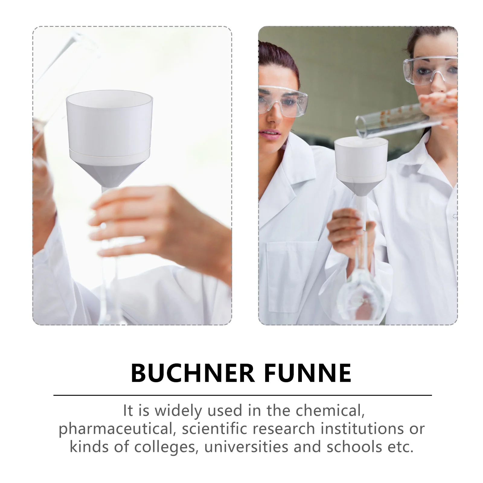 

70mm Plastic Filter Paper Simple Design Laboratory Vacuum Filtration Tool for Chemical Use