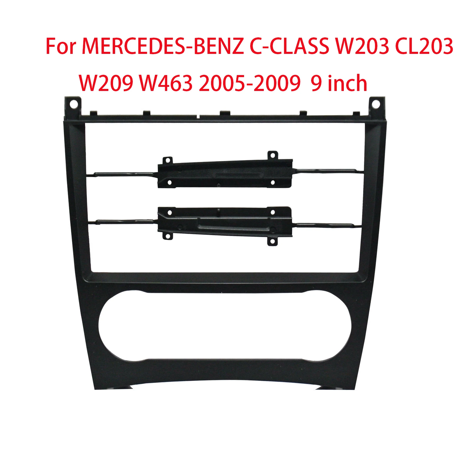 

9 inch Car Stereo Dash Radio Fascia Kit For 2005-2009 BENZ C CLASS W203 C200 C230 C240 W209 Installation Trim Panel frame