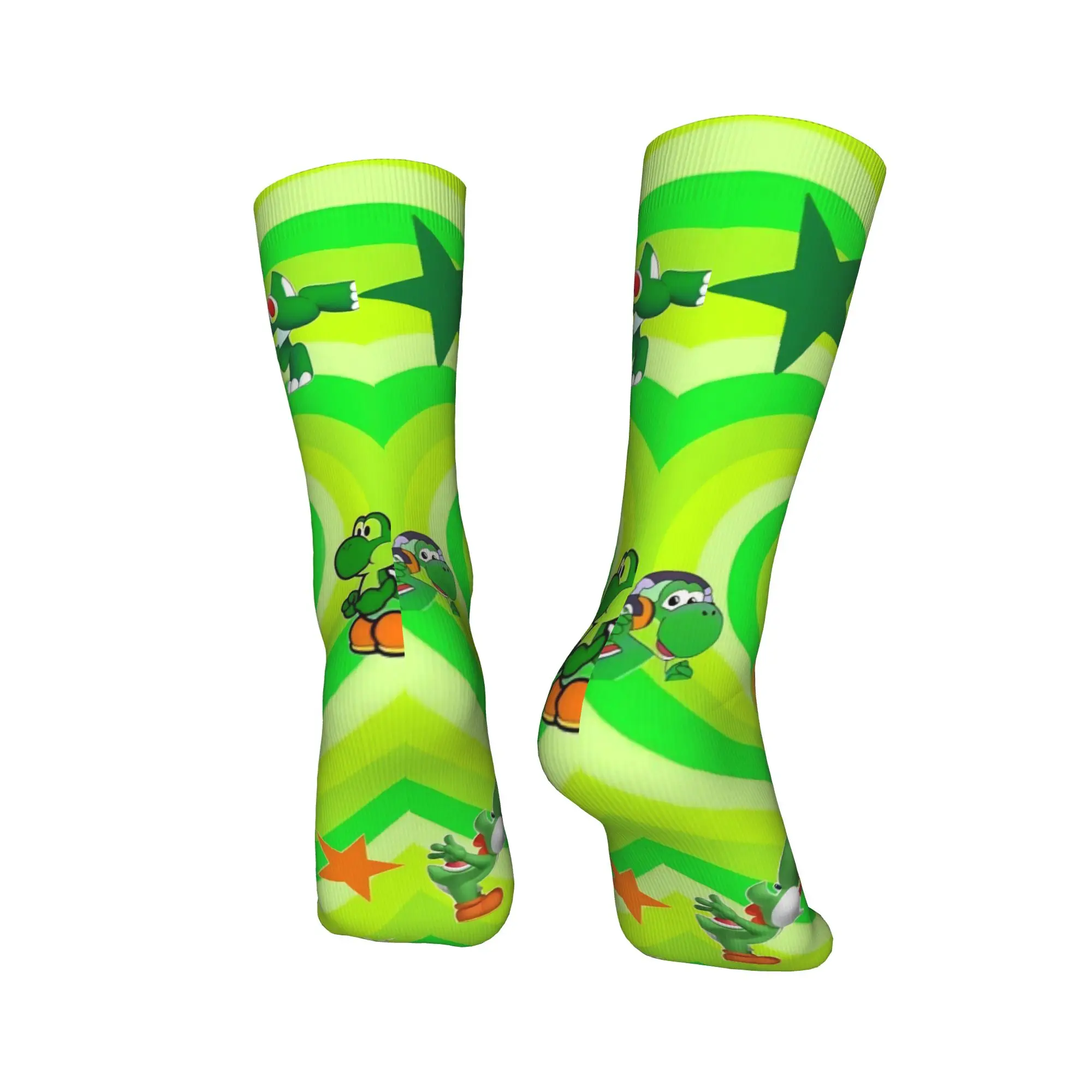 Yoshi jeu Marios chaussettes hommes femmes Polyester chaussettes décontractées nouveauté printemps été automne hiver moyen Tube chaussettes cadeaux