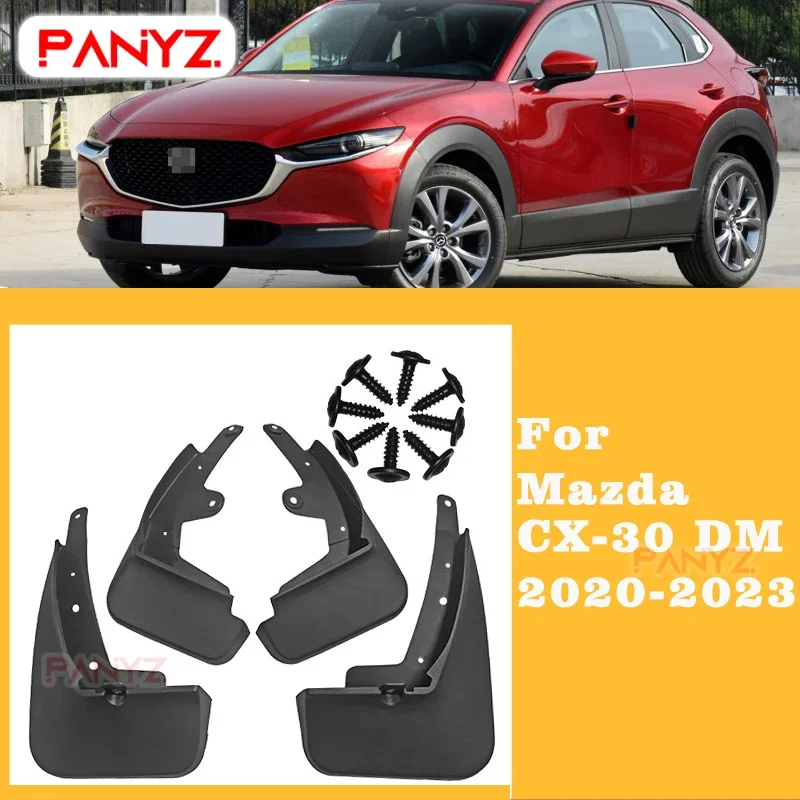Для Mazda CX-30 CX30 2022 2020 2021 2023 DM передние и задние автомобильные брызговики брызговики брызговики детали колес аксессуары