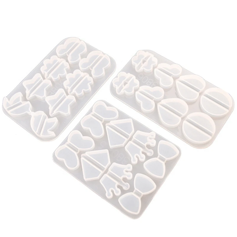 DIY Transparent Resin Silicone Combination Molds Cup Straw Accessories Mold Straw Silicone Mold Buckle Accessories