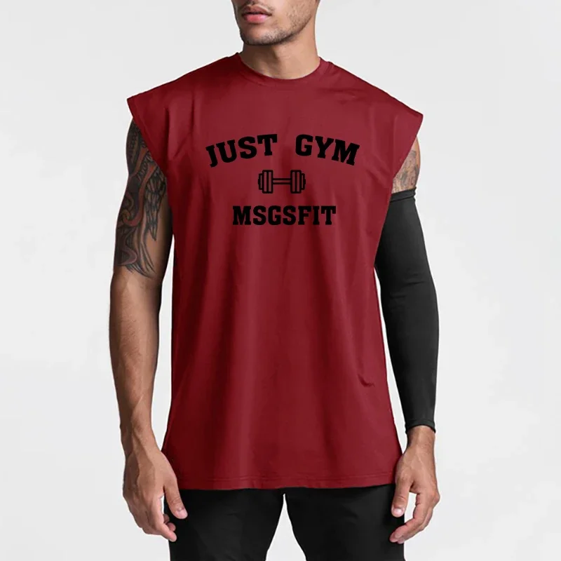 Summer Mens Gym Sports Mens Bodybuilding Fitness Workout Graphic Printed Loose Mesh Quickly-dry Mesh O-neck Sleeveless tank Tops image 5