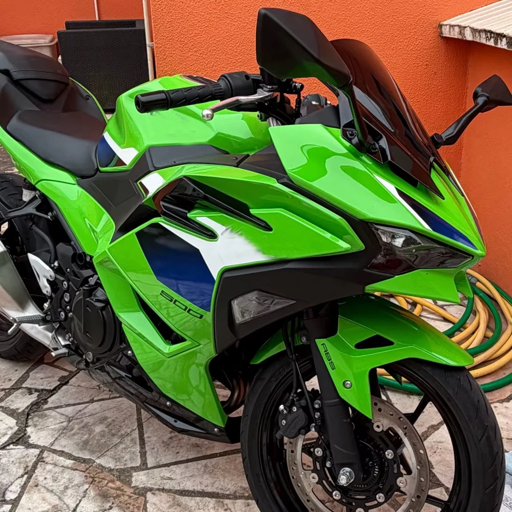 For Ninja 500 SE Windscreen for Kawasaki NINJA500 Windshield Double Bubble Screen Wind Deflector Moto Accessories 2024 2025 2026