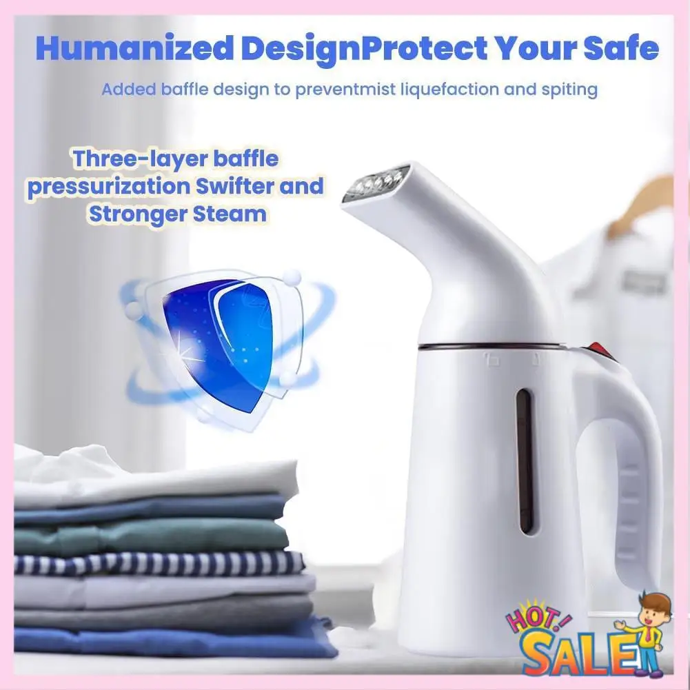A88X مكواة بخار للملابس مع خزانات مياه، مكواة بخار للملابس المحمولة، قابس الاتحاد الأوروبي
