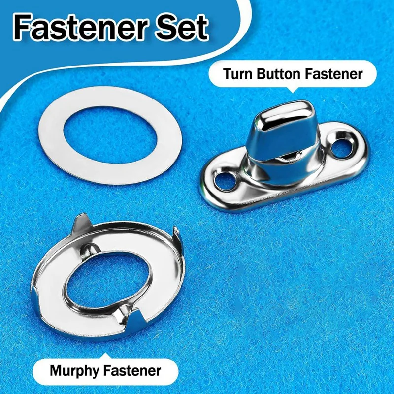 20 Sets Marine Grade Twist Lock Fasteners Turn Button Eyelet And Stud, For Canvas Fastener Turn Buttons Easy Install Easy To Use