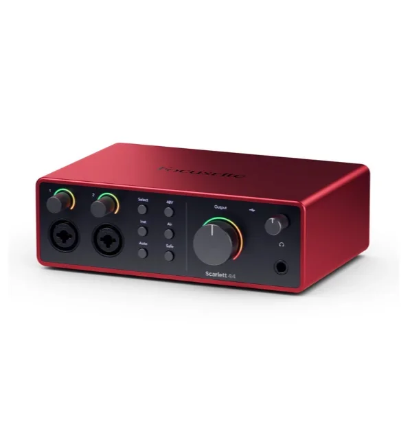 

Focusrite Scarlett 4i4 4th Generation 4 Input 4 Output USB Audio Interface Complete Compact Studio Hub Sound Card