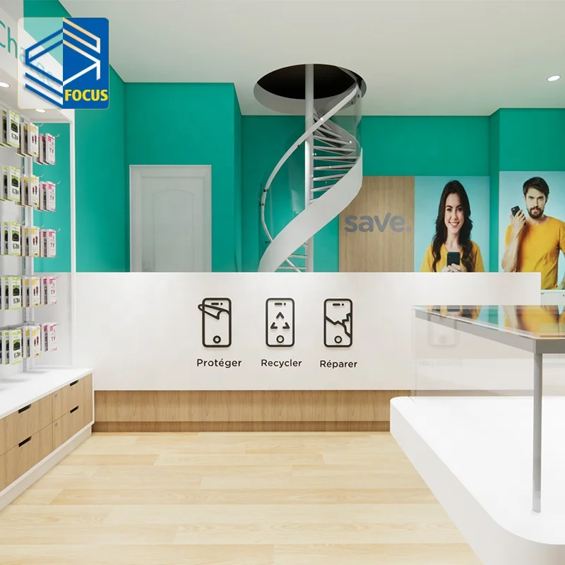 휴대폰 액세서리 전시 매장 폰 캐비닛 모바일 샵 인테리 - Phone Accessories Design Shop 리뷰 및 가격