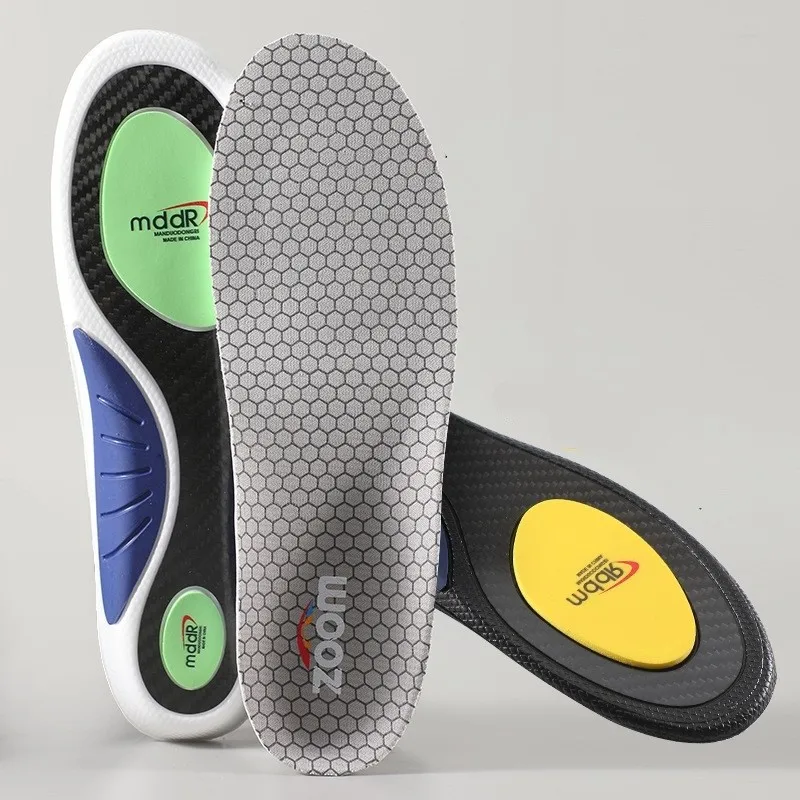 Carbon Fiber Insoles Sports Arch Support Breathable Sweat-absorbent Odorless Highly Elastic Shock-absorbing Insoles