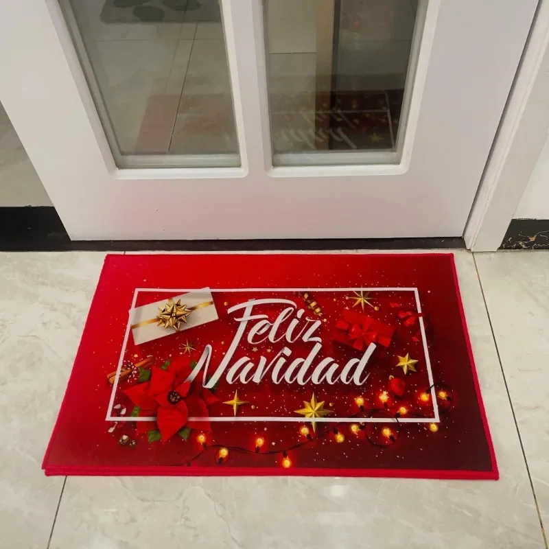 

Christmas Door Mat Outdoor Carpet Decorations For Home 2024 Xmas Ornament Gifts DIY personality customization 60x90cm