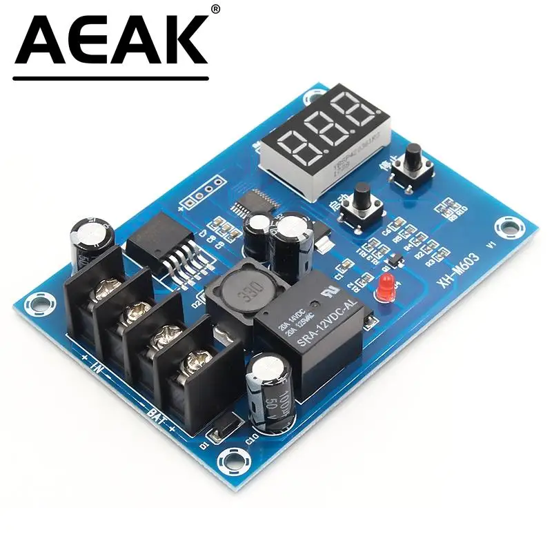 Модуль управления зарядкой XH-M603 Digital светодиодный Display Storage литиевая батарея зарядное устройство переключатель защитная плата