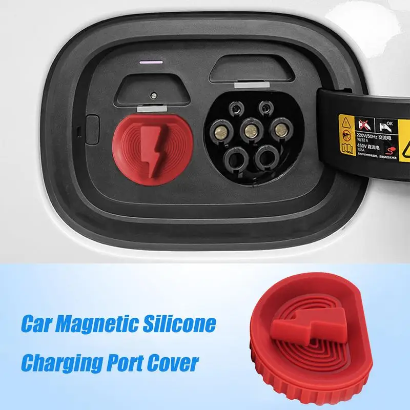 

Крышка порта зарядки Ev, силиконовая защита от зарядки, водонепроницаемые колпачки, многоразовый силиконовый защитный наконечник для парковочной станции, подъездной дороги