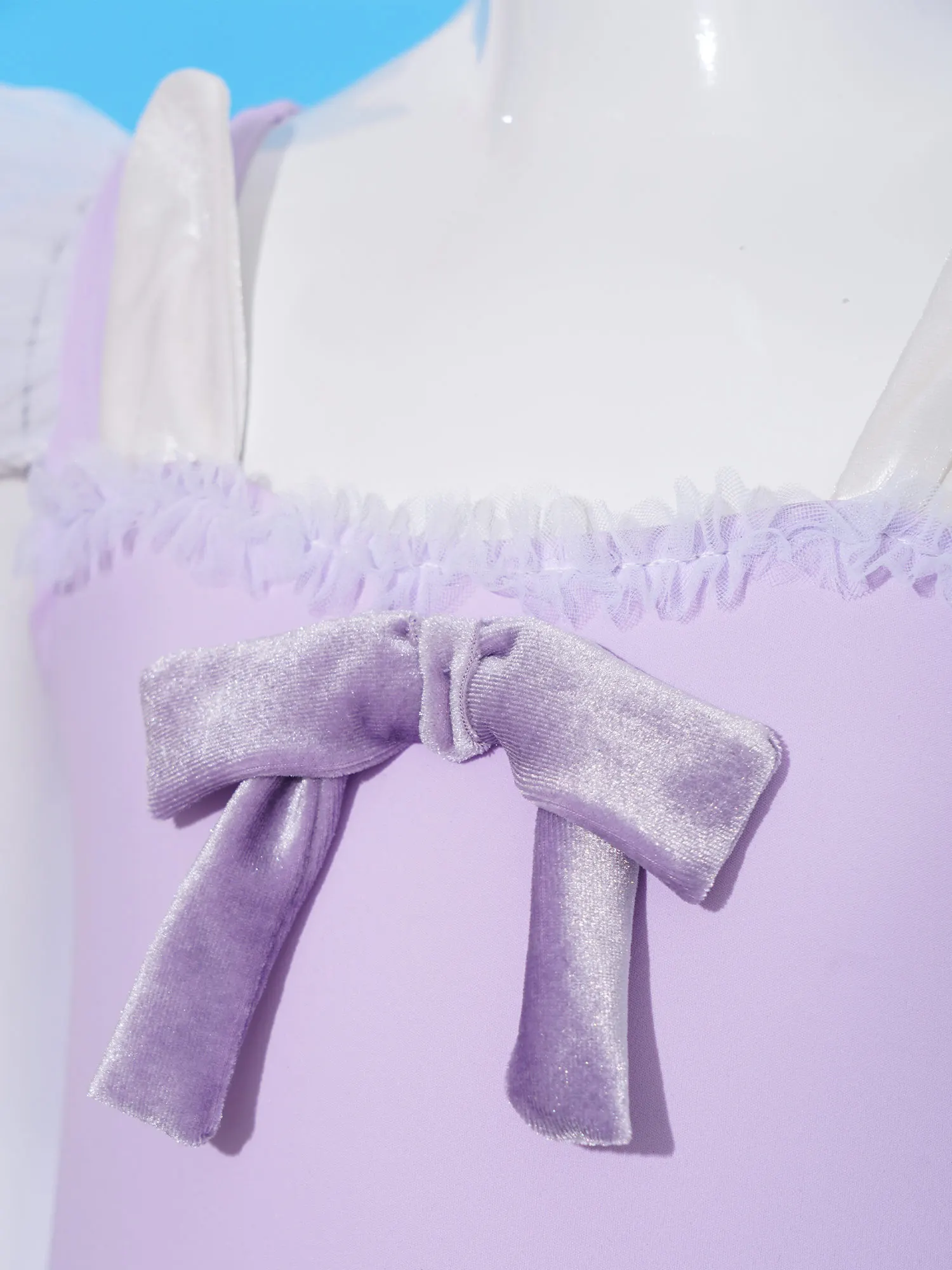 

Kids Girls Ballet Tutu Dress Bowknot Square Neck Long/Ruffled Sleeve Velvet Tulle Leotard Dress for Dance Practice Competition