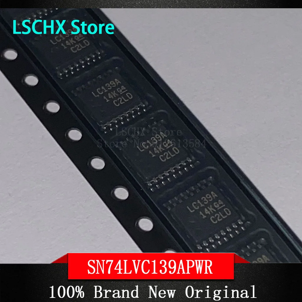 10pcs SN74LVC139APWR SN74LVC139APWRG4 SN74LVC139APWT TSSOP-16 Dual channel 2-wire to 4-wire decoder multiplexer