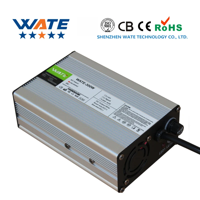 58.8V 5A Charger Is Suitable For Power Tools, Floor Washing Truck Forklift Battery Lithium Battery 51.8V 14S With Fan