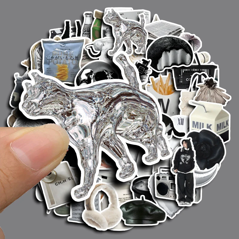 10/30/50PCS American Modern Cold Style Ins Stickers Decoration Suitcase Scrapbooking Motorcycle Laptop Stationery Toy Sticker