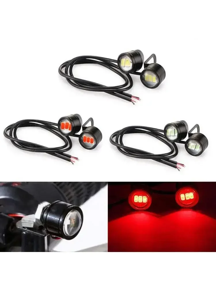 Enquêter de conduite LED pour moto, antibrouillard de secours, ampoule de sauna, feu de jour, 12V