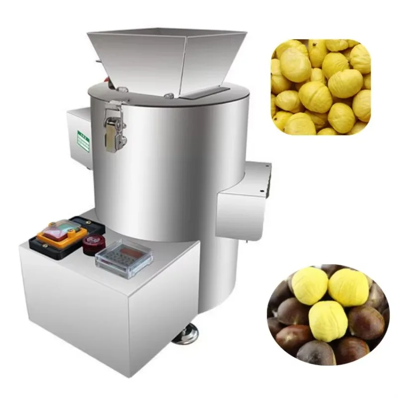 Structural Powerful Horseshoe Chu Hair Peeling Machine Chestnut Shelling Machine