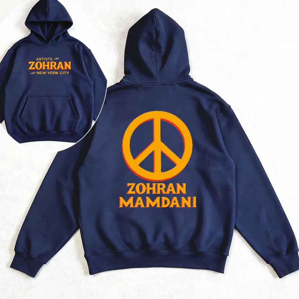 Zohran Mamdani 2025 NYC's First Muslim Mayor Progressive Democrats Zohran for New York City DSA Hoodies Men Clothing