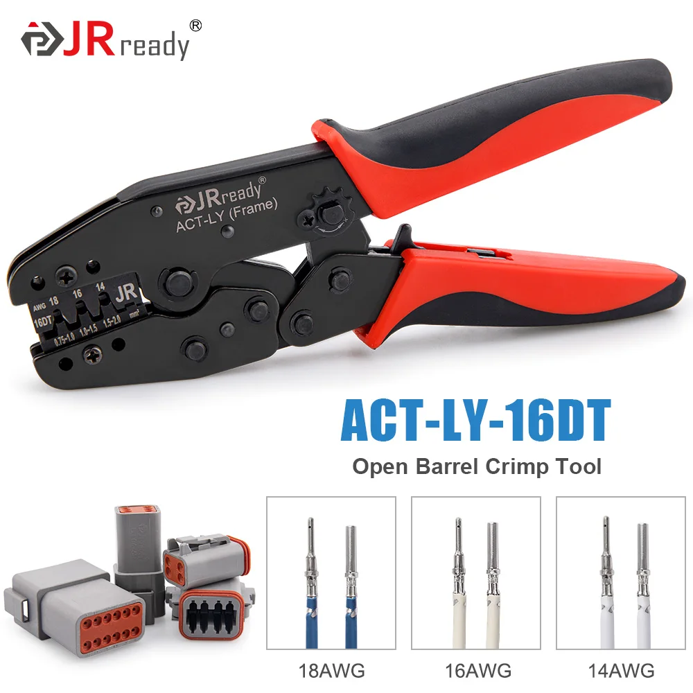 Imagem -03 - Jrready-deutsch Connector Kit com Weutsch Crimp Tool 2pin 12pin 1kit dt Connector St634116dt