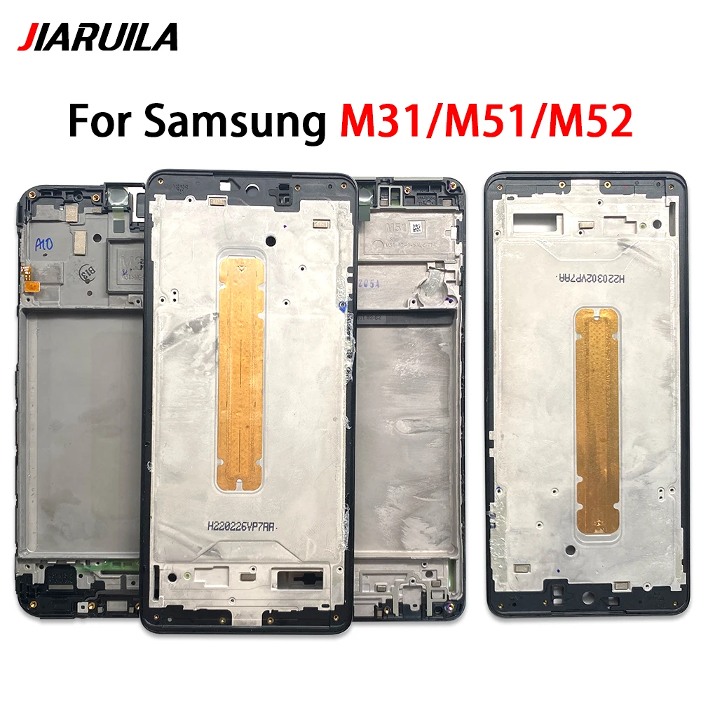 

10Pcs Front Housing LCD Frame Bezel Plate Replacement Part For Samsung M31 M51 M52