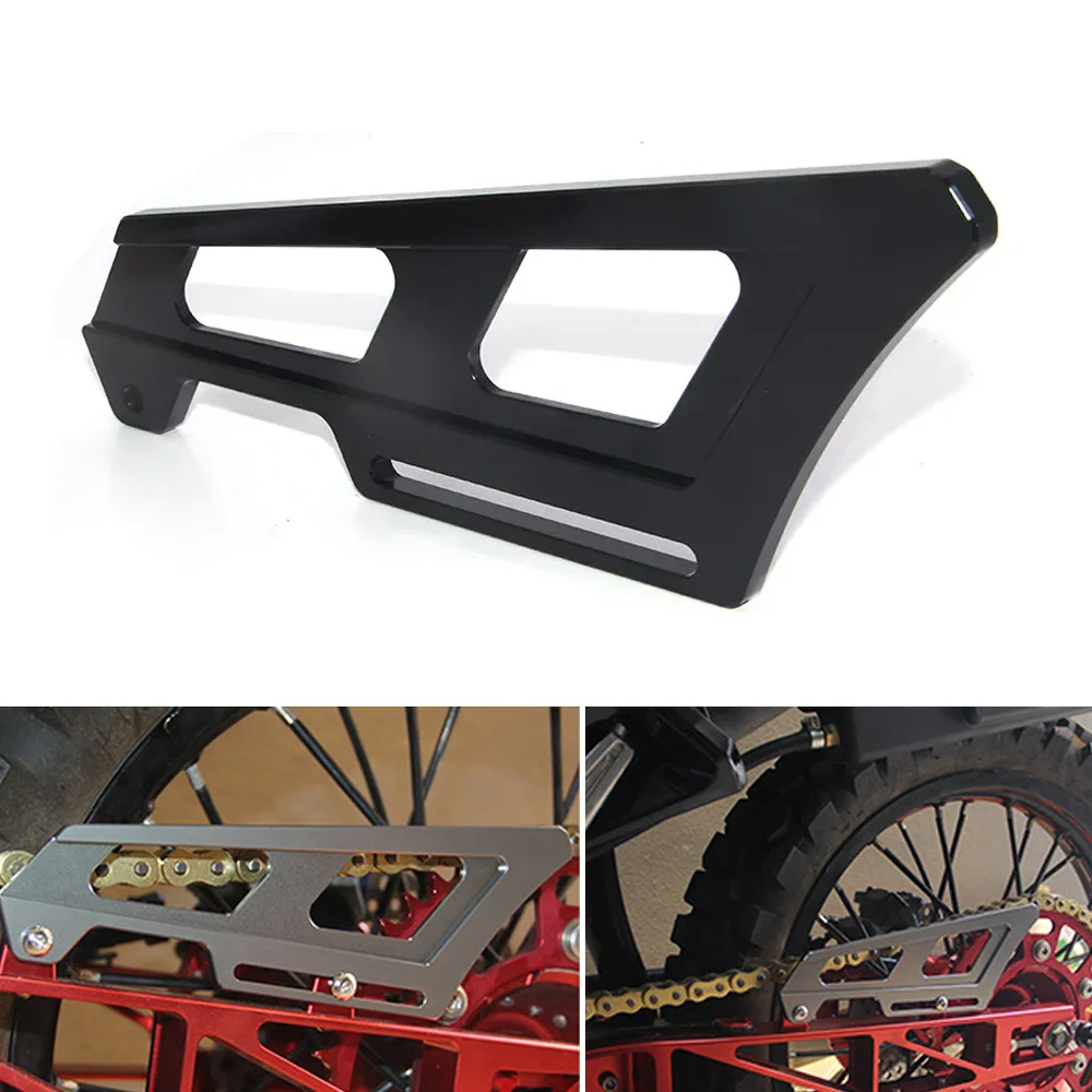 Rear Sprocket Guard Drive Chain Cover Protector For Yamaha Serow 225 250 TW200 TW225 Tricker XG250 WR250R WR250X 2007-2017