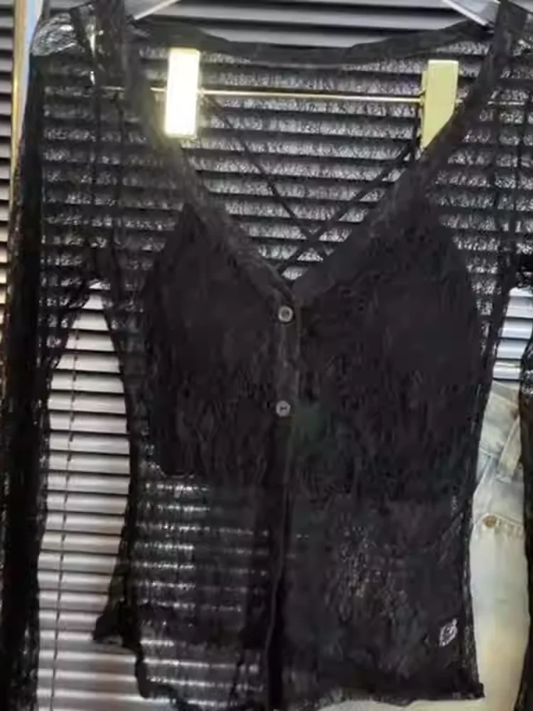 

Сексуальный женский топ с V-образным вырезом и длинными рукавами, летняя новинка, утягивающий, с защитой от солнца, открытый кардиган, легкая верхняя одежда