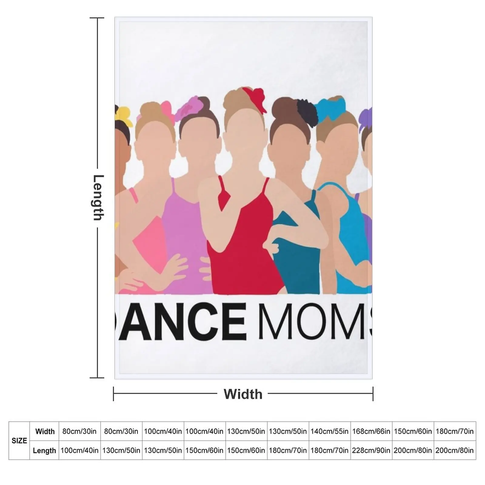 Dance moms Throw Blanket Picnic christmas decoration Plaid on the sofa Cute Plaid Blankets For Bed funny gift Blankets