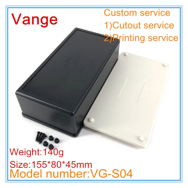 Vange Desktop Behuizing 155*80*45Mm Abs Plastic Project Doos Pcb Case