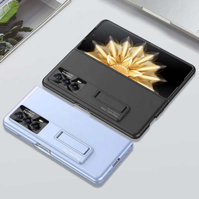 

Shockproof Armor Bracket Case For Honor Magic VS 2 Front Screen Glass Lens Protective Matte Cover For Honor Magic VS2 Funda