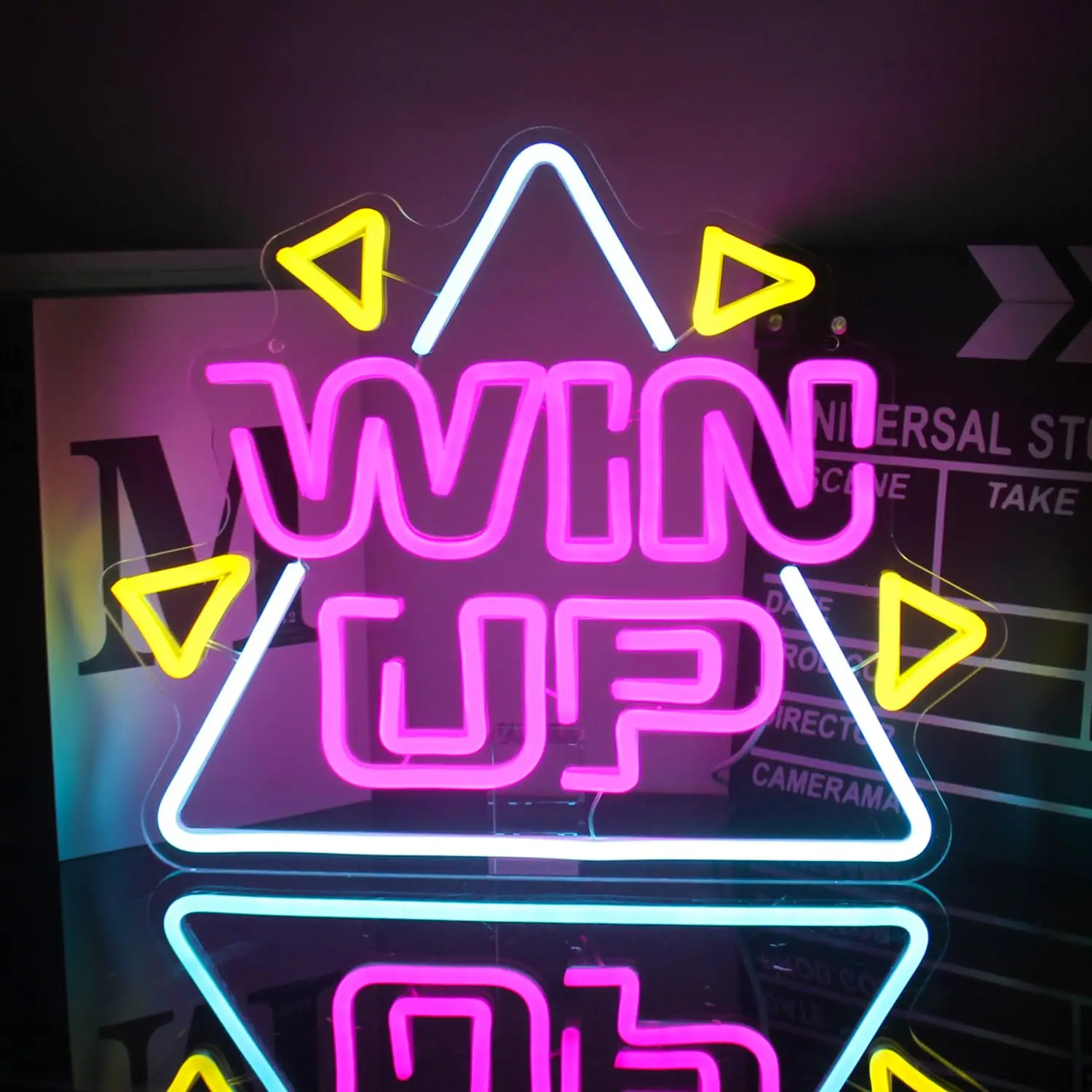 

Win Up LED Neon Sign USB Dimmable Gaming Room Wall Decor Gift for Gamers