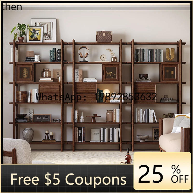

AB new Chinese-style Bogu bookshelf tea display floor-to-ceiling living room home Duobao Pavilion bookcase combination