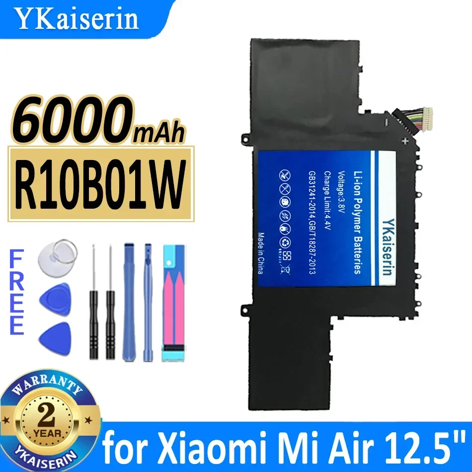 

Аккумулятор для ноутбука высокой емкости 6000 мАч для планшета серии Xiaomi Mi Air 12,5 дюйма, R10B01W