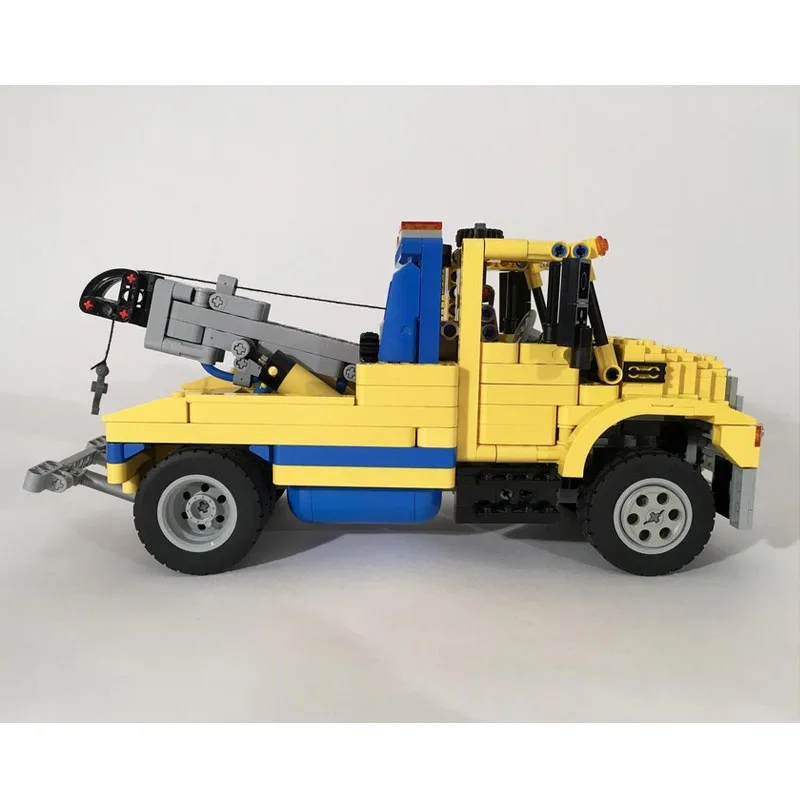 

MOC-6254 Urban Road Rescue Tow Truck Building Block Model 896 Parts Boys Children Birthday Christmas Building Block Toy Gift