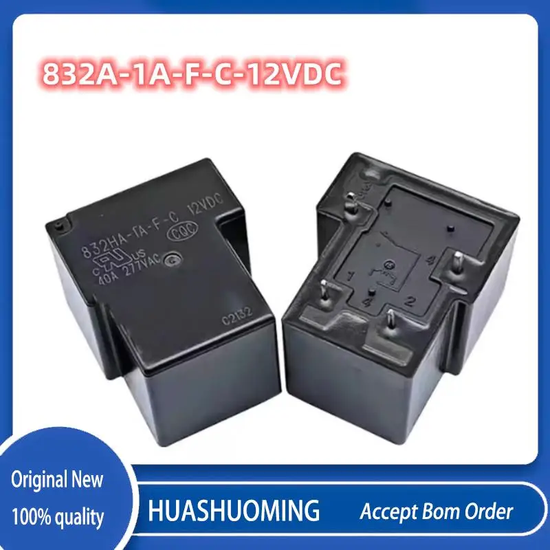 5Pcs/LOT  NEW  832A-1A-F-C  832A-1A 832A-1A-F-C-12VDC 832A-1A-F-C-B-12VDC 832A-1A-F-C-B-24VDC    4PIN  30A 12VDC