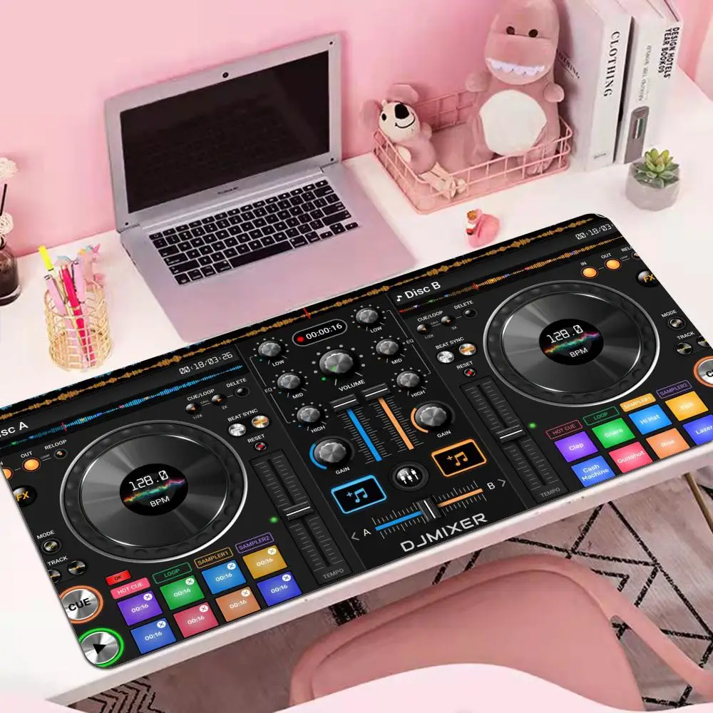 Radio Dj Controller Workbench Mouse Pad Gamer Large Custom Mouse Mat keyboard pad Laptop Soft Gamer Anti-slip Desktop Mouse Pad