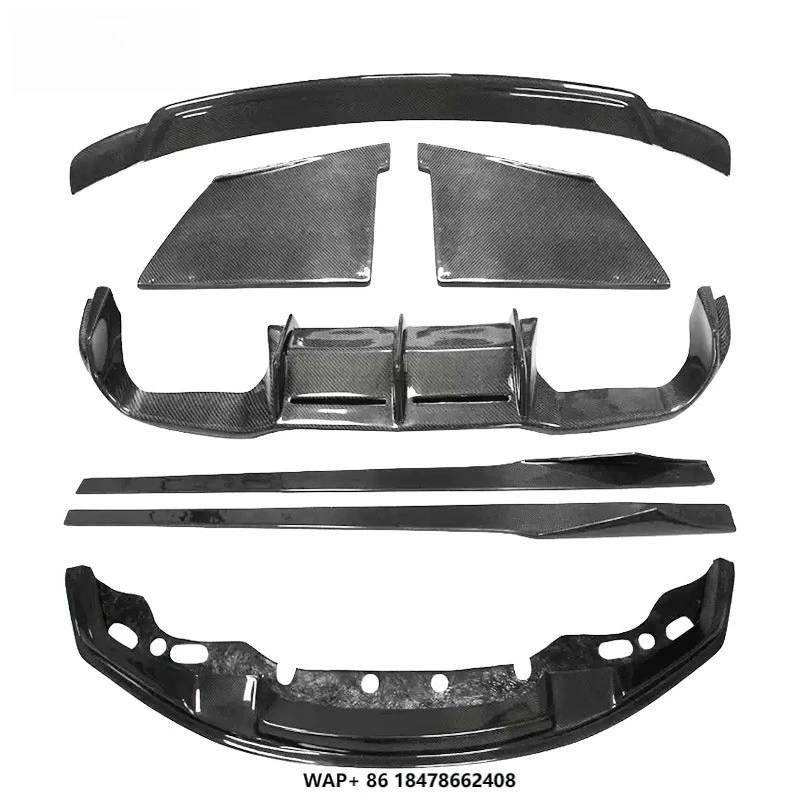 

F87 M2 Carbon Fiber MTC Style Body Kit Front Lip Diffuser Spoiler Side Skirt for M2 F87