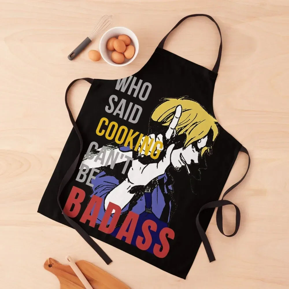 

Who Said Cooking Cant Be Badass Apron Men's Kitchen chef costume Apron