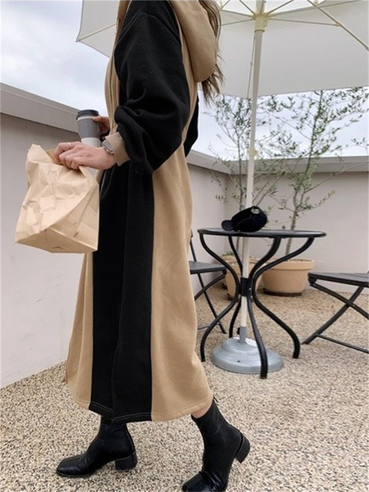 Winter Women\'S Dress 2021 Bodycon Sweater Women Dress Long Sleeve  Knitted Dresses Maxi Vintage Oversize Dresses Knitting Fall