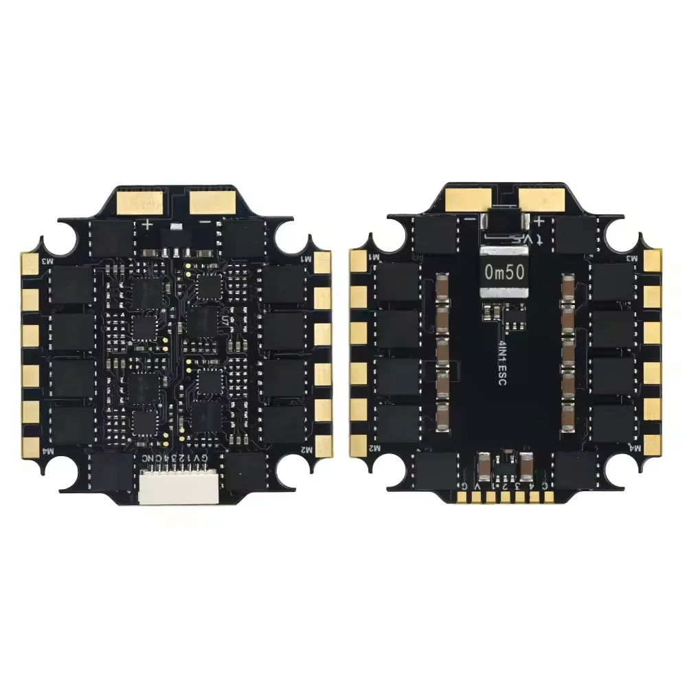 AneegFpv 45A / 65A 4in1 ESC BLHeli_s 2-6S Lipo لنموذج طائرة سباق بدون طيار 5 بوصة 7 بوصة 10 بوصة حرة FPV
