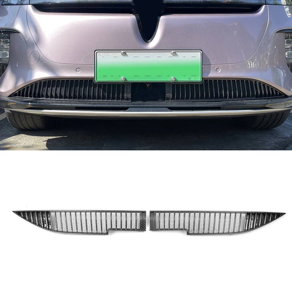 For Voyah Courage 2024 2025 Exterior Car Grille Net Anti-insect Protective Cover Front Bumper Grill Mesh Air Inlet Vent Guards