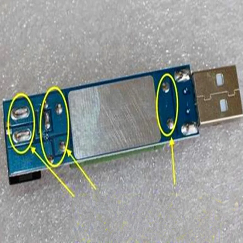 USB Charge Current Band Switch, Teste de Carga, 2A, 1A, Resistência à Descarga, 5Pcs