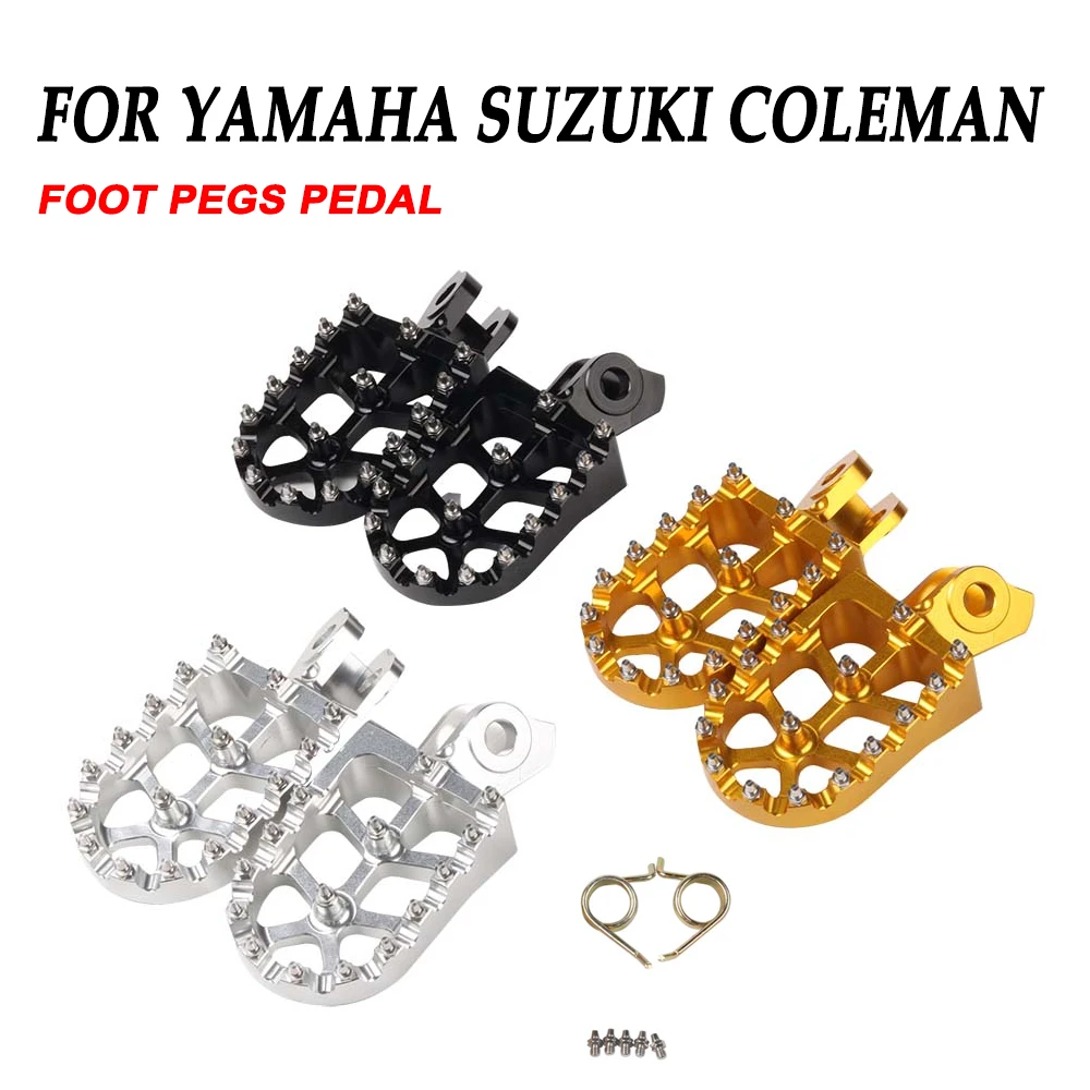 For SUZUKI RMZ250 RMZ RM-Z 250 RM-Z250 Coleman CT200EX For Yamaha Tenere 660 XT660Z Footrests Footpegs Foot Rests Pegs Pedal