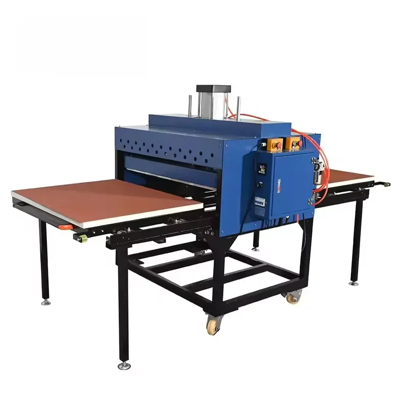 New 80x100cm Double Station Pneumatic Large Format Heat Press Machine Digital Printer Multifunctional for T-shirt Mouse Pad
