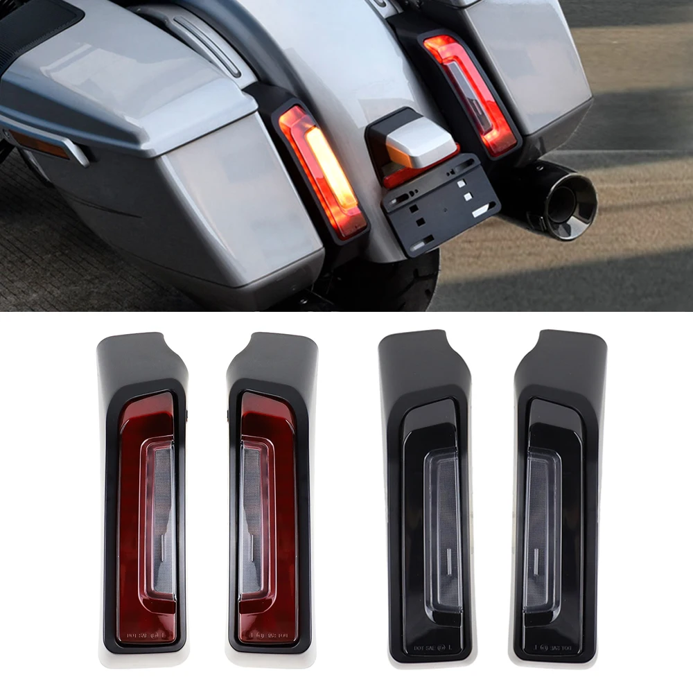 Image of LED-Satteltaschen-Rücklicht, hinterer Kotflügel, Blinker, Tagfahrlicht, für Road Glide Street Glide 2024, CVO 2023–2024