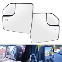 Espejo calefactable gran angular, puerta lateral de cristal, espejo retrovisor, placa de respaldo para Ford F-150 F150 2015 2016 2017 2018 2019 2020