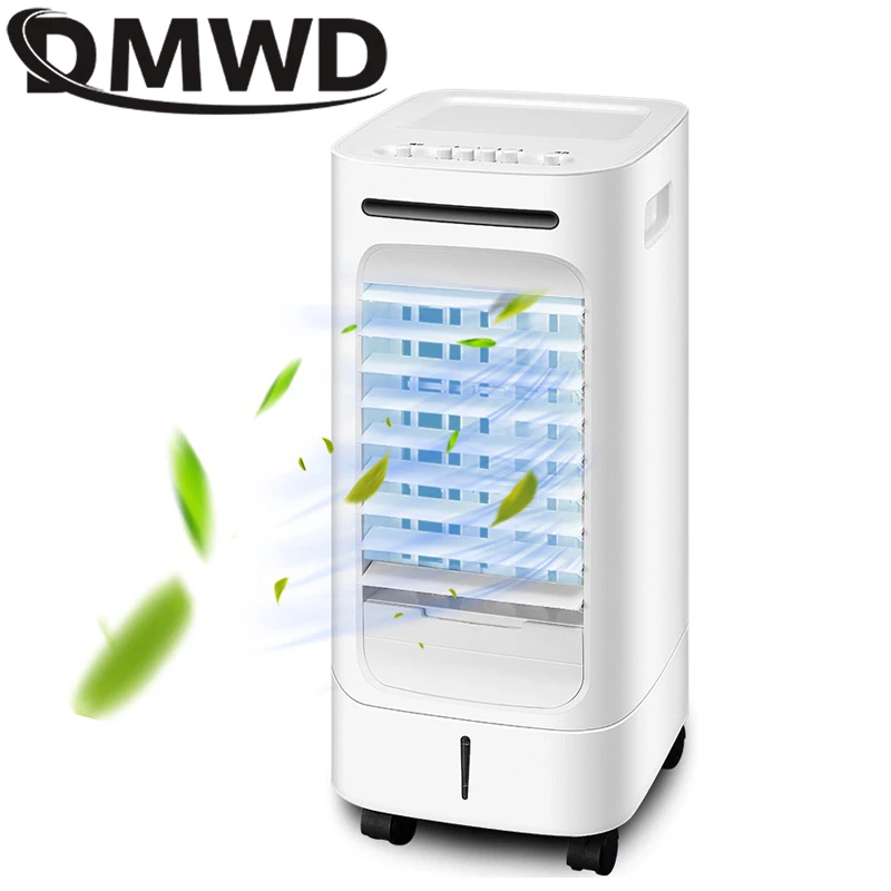 DMWD 220V Electric Air-conditioning Fan Humidifier Cold Strong Wind Cooling Fans Remote Control Water-cooled Summer Cooler