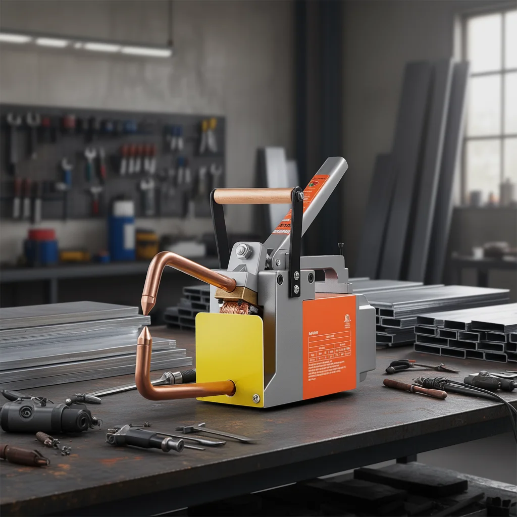 New Portable Spot Welder Machine 1.5KVA 220V for Metal Sheet Aluminum Carbon Steel Welding 1 Year Warranty
