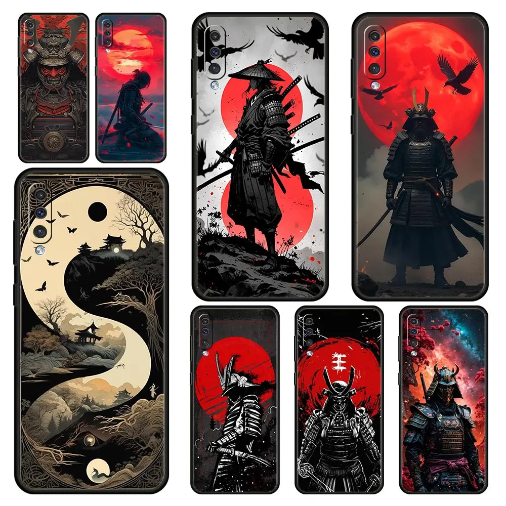 Japanese Samurai Art Phone Case For Samsung A56 A36 A26 A24 A12 A14 A16 A50 A70 A20E A22 A40 A34 A54 A42 A52 5G A04s A06 Cover