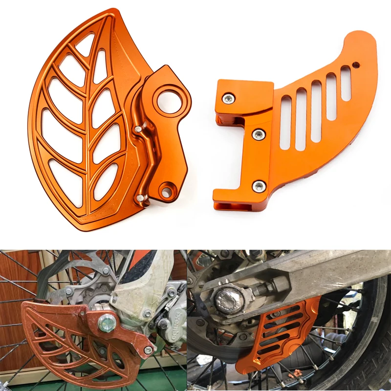 

For SX SXF XC-F XC EXC EXC-F XCW TPI Six Day 125 200 250 350 450 500 2016-2024 Front Rear Brake Disc Guard Cover Protector